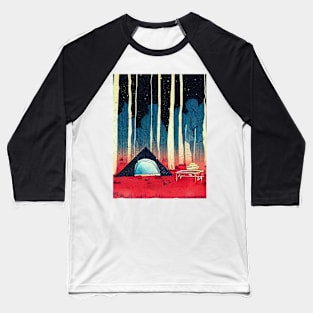 Camping in the Forest Baseball T-Shirt